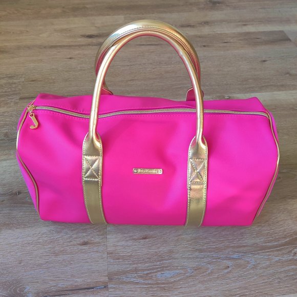 Juicy Couture Handbags - JUICY COUTURE Hot Pink Weekend Mini Duffle Bag